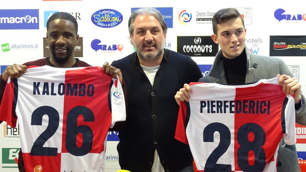 La presentazione di Sedrick Kalombo e Gianmarco Pierfederici